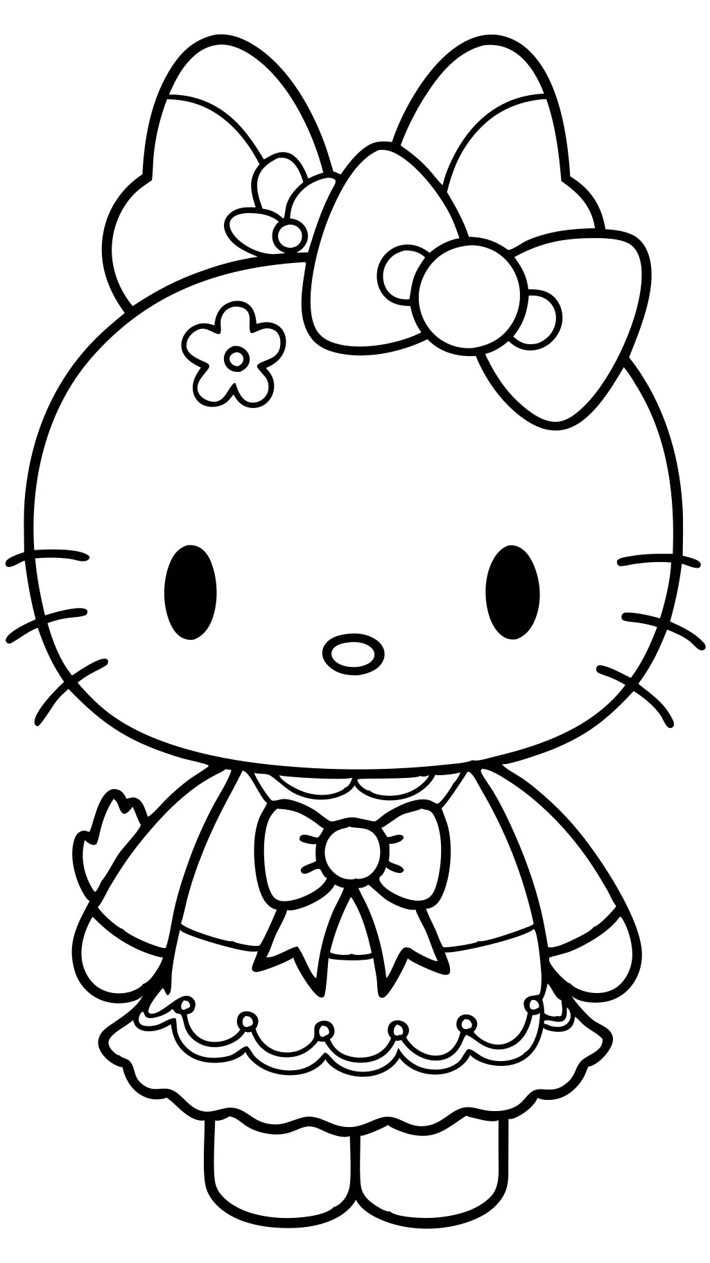 Páginas para colorear de Kawaii Sanrio